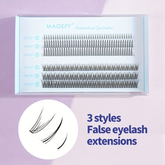 240pcs Cluster Lashes False Eyelashes Extension