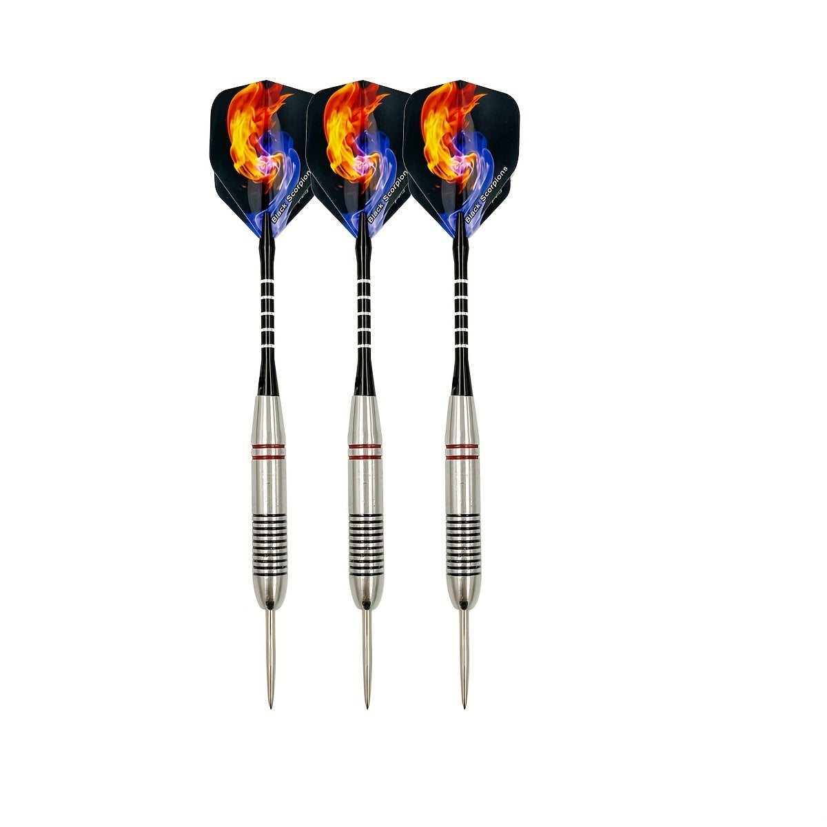3pcs 24g Stainless Steel Tip Darts for Indoor & Outdoor Games