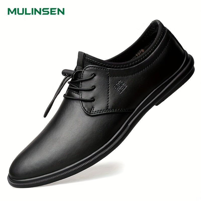 Men's Leather Oxford Shoes for Wedding Business