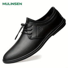 Men's Leather Oxford Shoes for Wedding Business