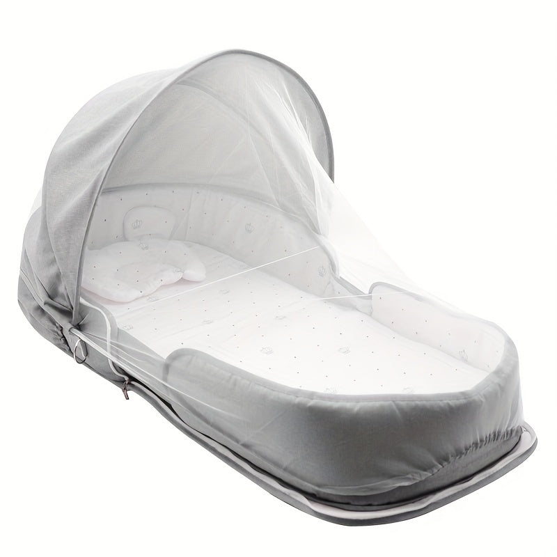 1pc Crib In Bed Newborn Bionic Bed Mommy Bag Backpack Baby Crib Folding Portable