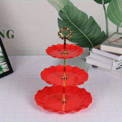 3-Tier Cake Stand Cupcake Display Wedding Party Tray Kitchen Supplies