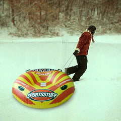 Christmas Snow Tube Inflatable Snow Sled For 2 Persons