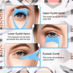 Eyelash Extension Kit with Mascara Shield Applicator & 20 Mascara Wands