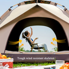 Quick Opening Waterproof Sunscreen Camping Tent