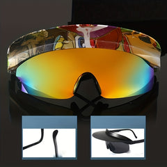 Large Frame Cycling Sunglasses For Men UV resistant Sports Tourism Glasses