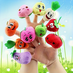 5 Cute Fruit & Veggie Finger Puppets - Teaching & Play