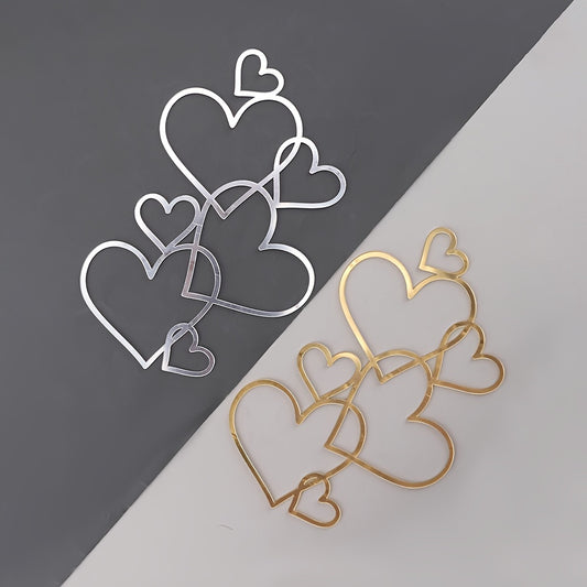 Love Acrylic Cake Decoration for Baking Cake Dessert Party Dress Up