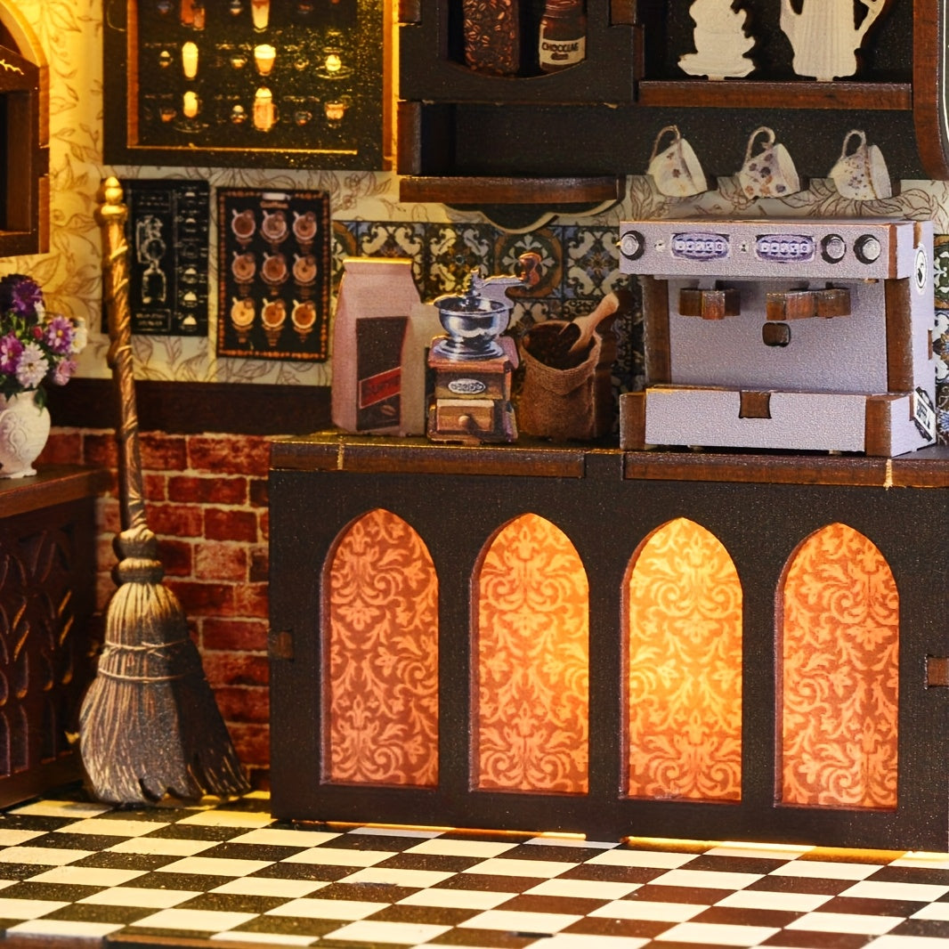 Coffee Themed Bookends 3D Models & Handcrafted Houses
