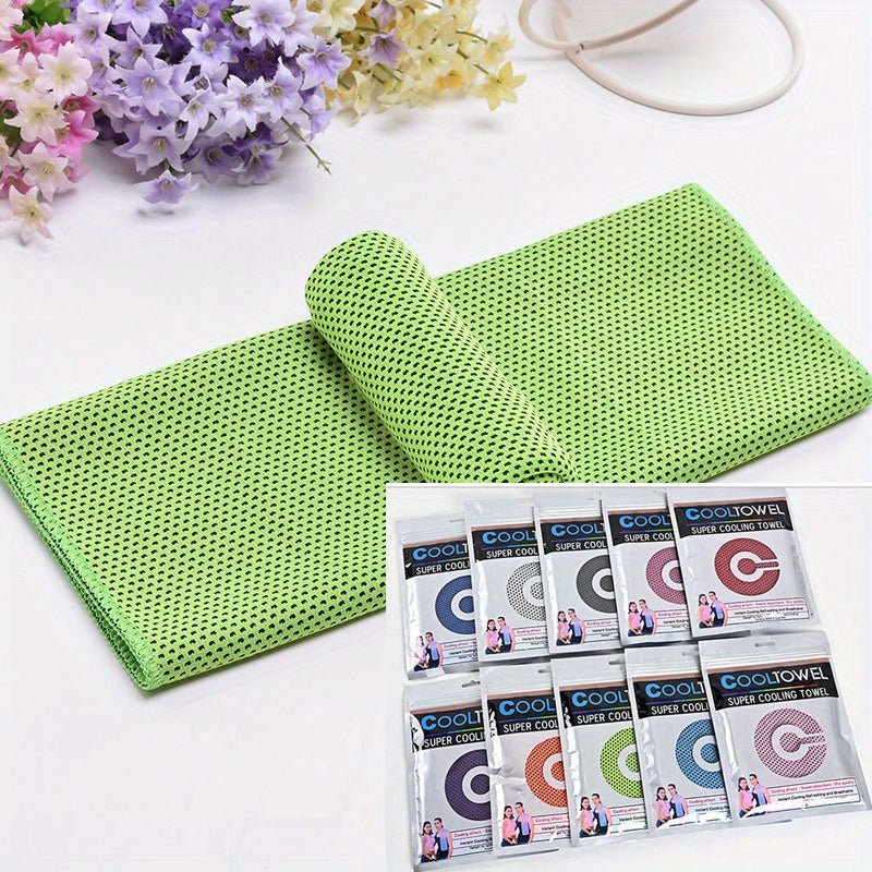 Quick Drying Cooling Sports Towel Soft Breathable Portable Gym Yoga Fitness