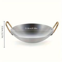 Stainless Steel Frying Pan Household Cooking Tool Kitchen Supplies