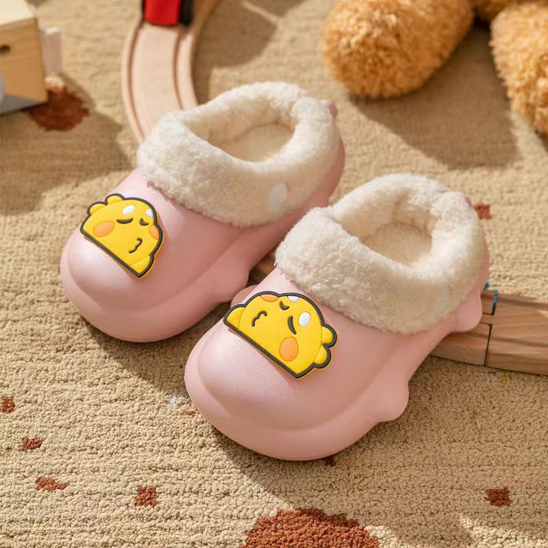 Boys Duck Winter Slipper Soft Soled Anti-slip Thermal