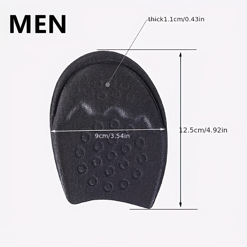 Half Insoles For Shoes Pain Relief Forefoot Insert Non slip Polychromatic Sole