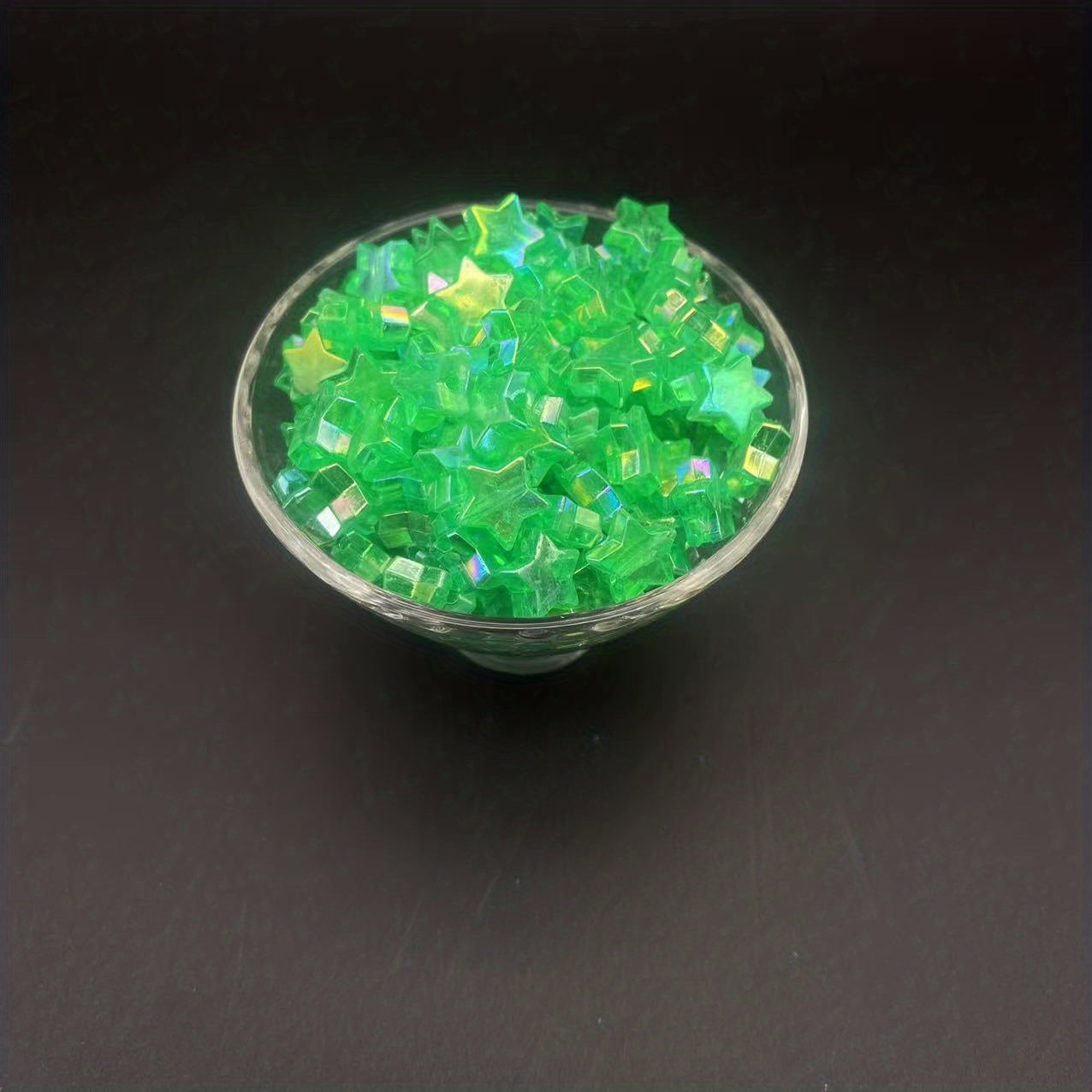 100pcs 10mm AB Five Pointed Star Beads Acrylic Loose Spacer DIY Accessories