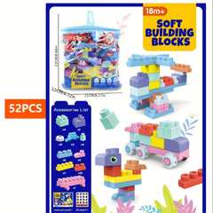 Soft Glue Building Blocks Baby Educational Toys Gift