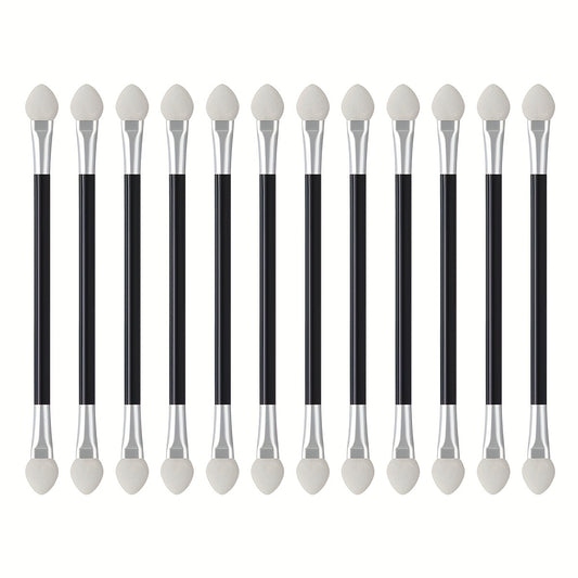 12pcs Dual Head Eyeshadow Brushes Makeup Applicator