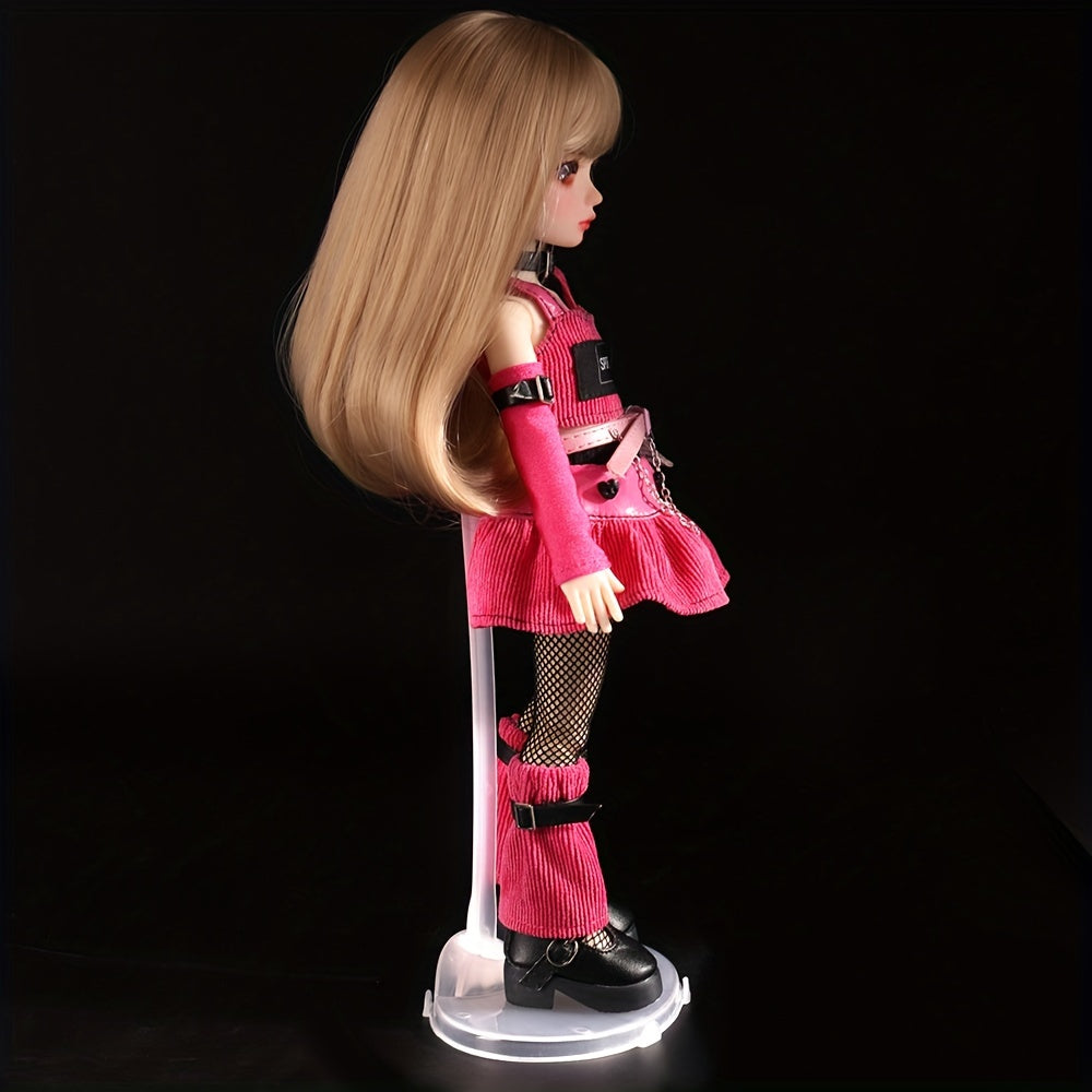 10pcs Doll Display Stand Adjustable Fixed Bracket