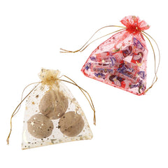 50pcs 10x12cm Organza Bags Drawstring Jewelry Candy Wedding Pouches