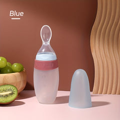 100ml Squeeze Feeding Bottle with Spoon