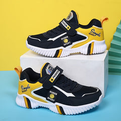 Kid's Hook and Loop Fastener Running Shoes