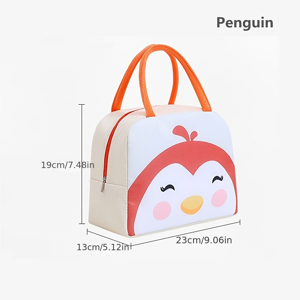 Cartoon Insulated Lunch Bag Box Portable Outdoor Cooler Tote Women
