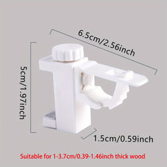 2pcs Curtain Rods Bracket Hanger Hooks - Wall Organizer for Home