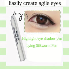 Matte Pearly Eyeshadow Pen Waterproof Highlighter Stick