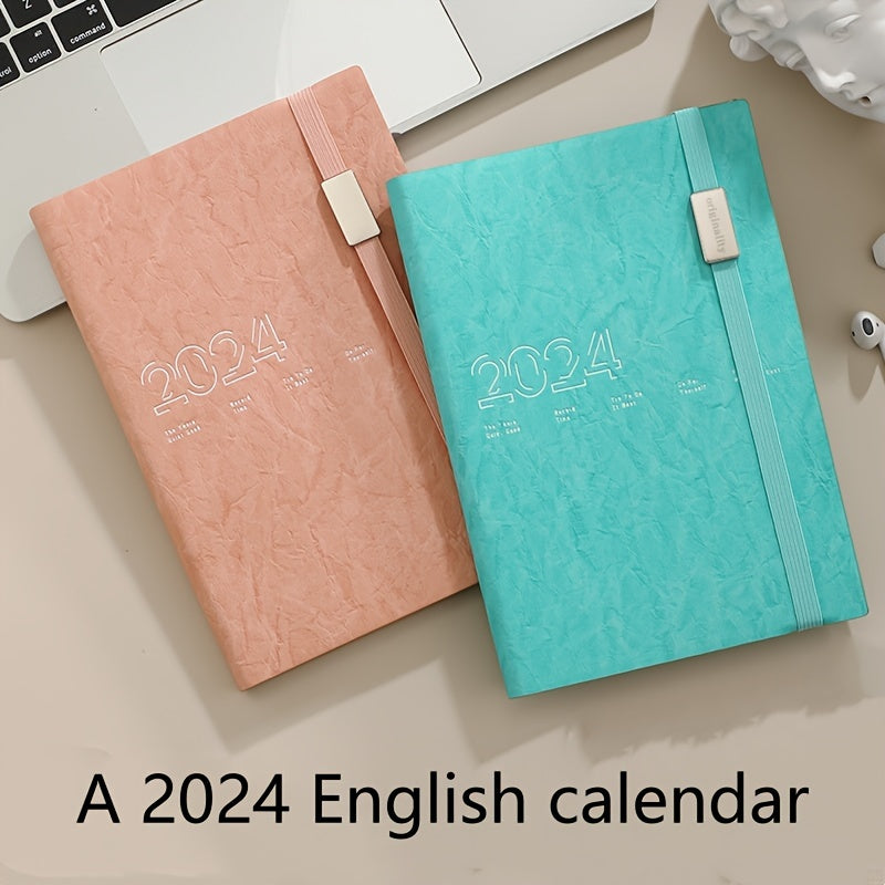 A5 Strap Notebook for Time Management and Planning
