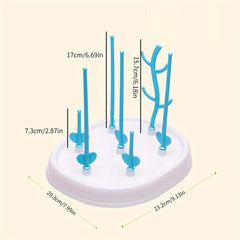 1pc Bottle Drying & Storage Rack