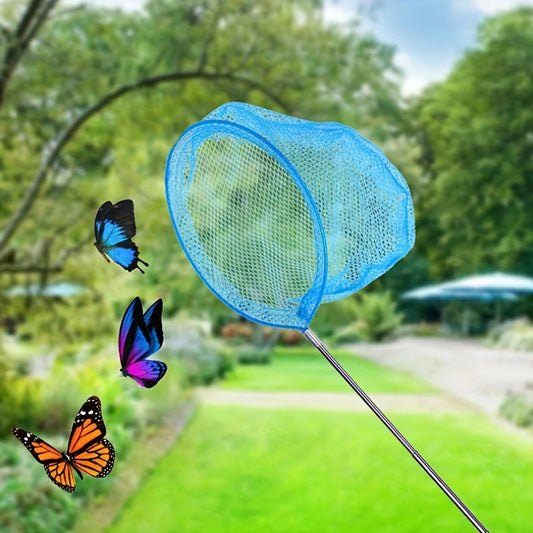 Kids Stainless Steel Telescopic Fishing Net for Butterflies and Insects