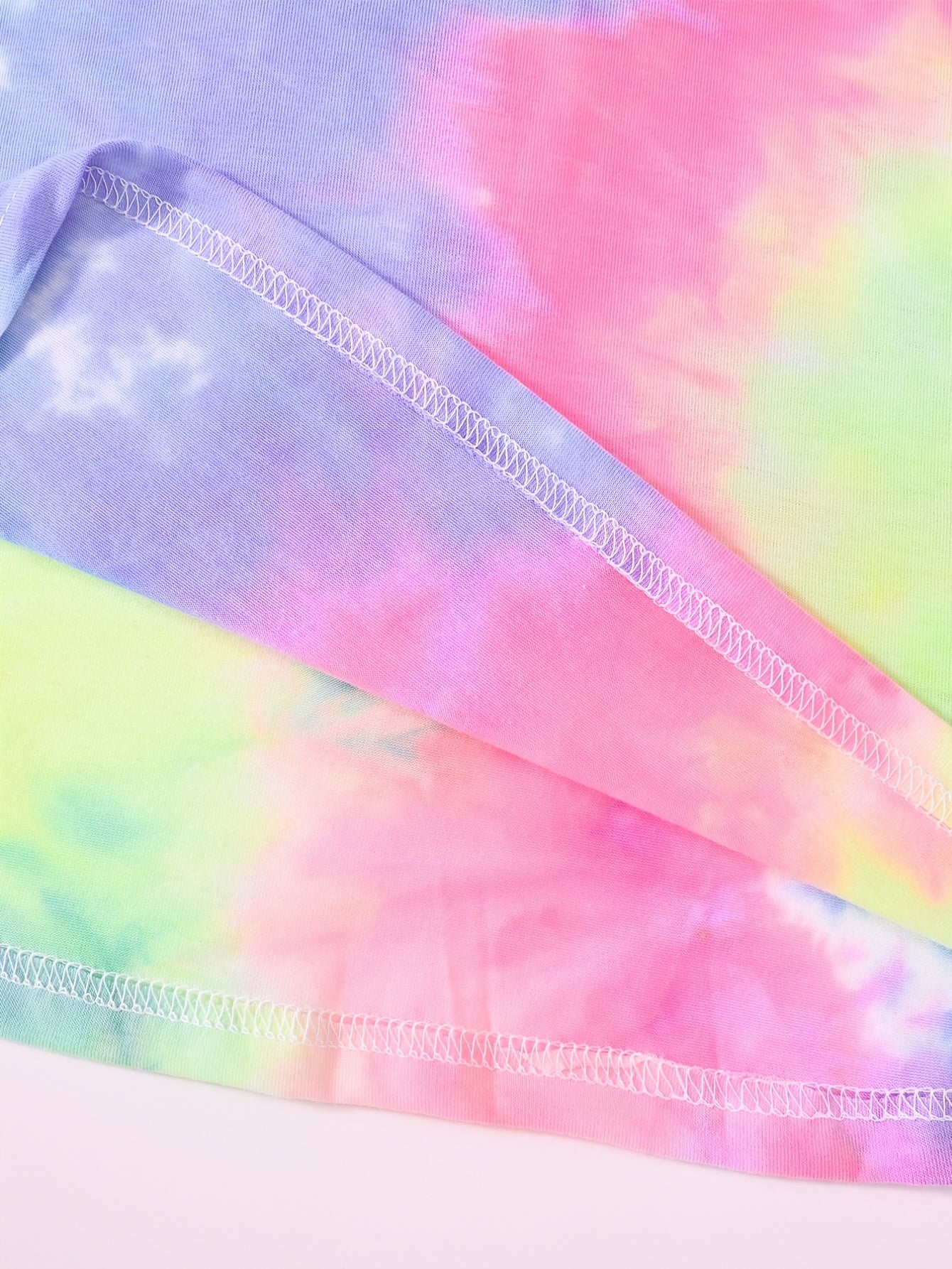 Colorful Tie Dye Print Slim Fit Dress for Summer Party