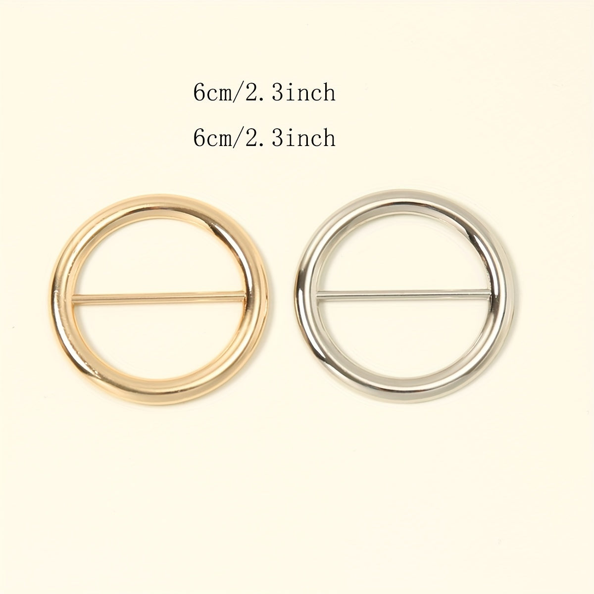 Ring Scarf Buckle Metal Pin Buckle Dress Accessories