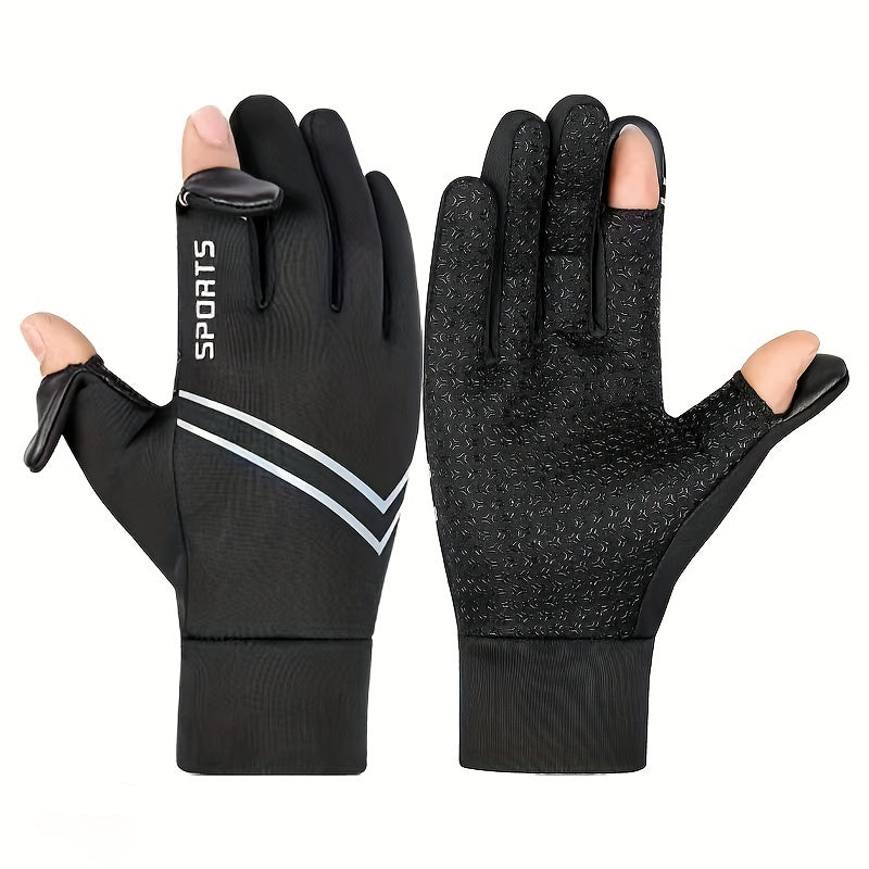 1 Pair Touch Screen Warm Gloves for Winter, Non-slip & Wear-resistant