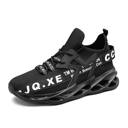 Men's Mesh Breathable Non Slip Running Shoes Blade Type Shoes