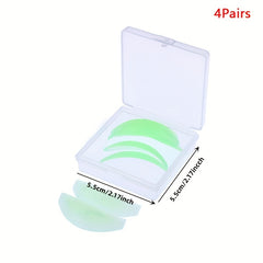 4Pairs Silicone Eyelash Under Eye Pads for Extensions