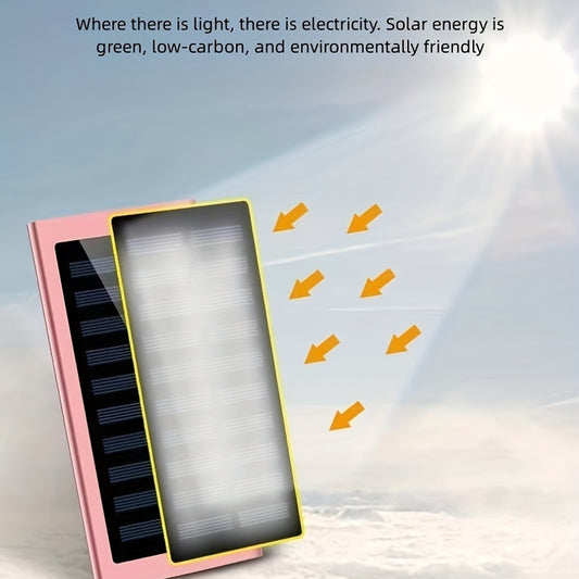 20000mAh Solar Charger Portable Outdoor Sports Power Bank