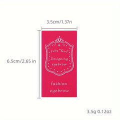 Eyebrow Stamp Stencils Kit One-Step Brows Powder Makeup Seal Eyebrow Powder