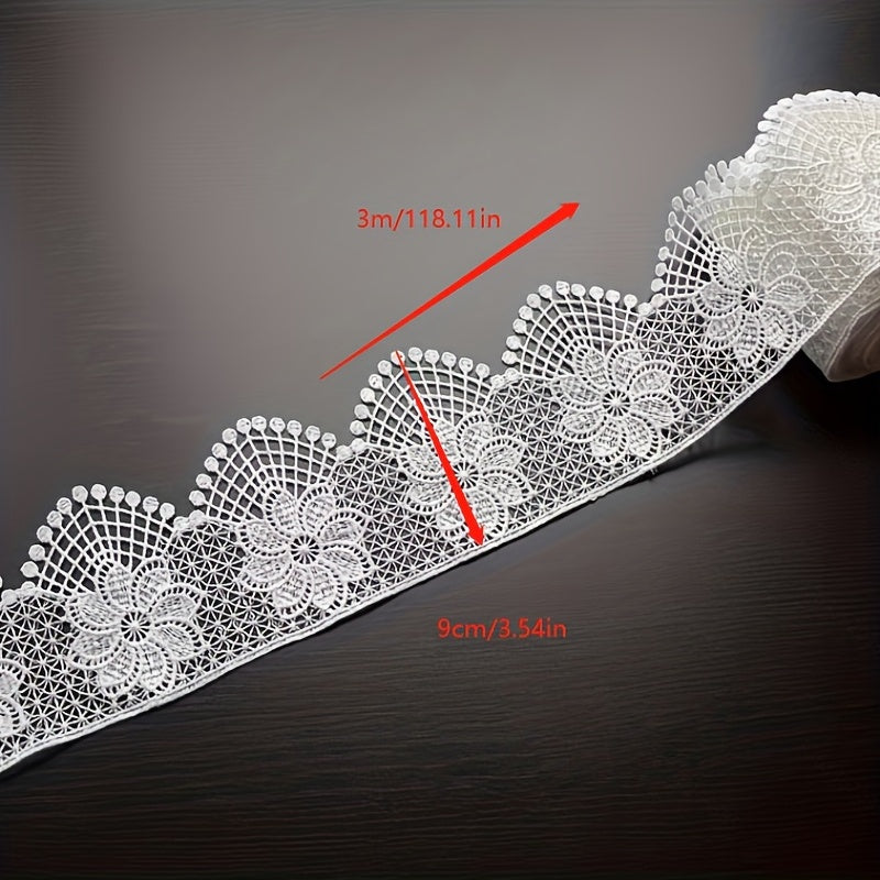 1pc Hollow Lace Edge DIY Sofa Accessories Decorative Edge Wide Edge 3 Meters