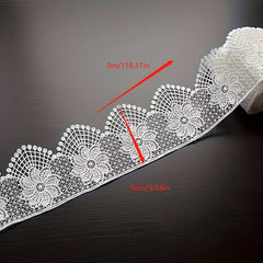 1pc Hollow Lace Edge DIY Sofa Accessories Decorative Edge Wide Edge 3 Meters