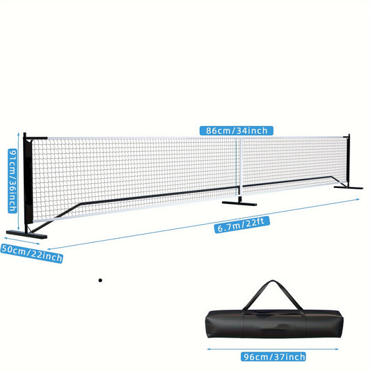 Metal Frame Pickleball Net Tennis Net For Practice And Training