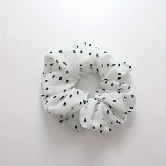 Polka Dot Scrunchies Hair Tie Large Hair Rope Style Hair Ring Ponytail Holder