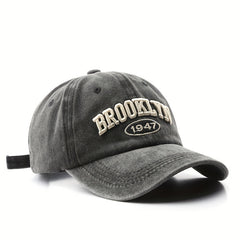 Brooklyn Embroidered Baseball Cap - Unisex