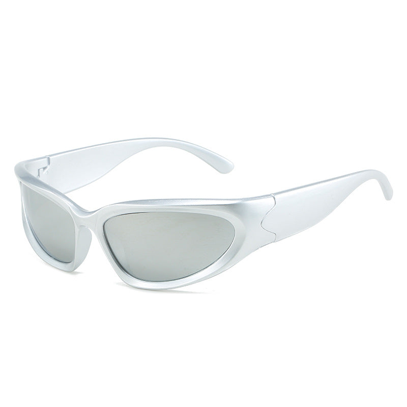 Cyberpunk Sunglasses Goggles Women Y2K Shades Eyeglasses UV400