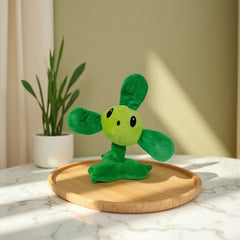 Clover Plush Doll Soft Stem Brown Petals with Bright Yellow Center