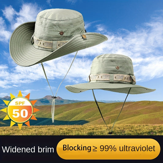 Water Proof Wide Brim Sun Visor Cap UV Protection