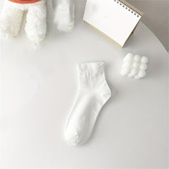 6 Pairs Mid Tube Socks Soft & Comfy Women's Stockings