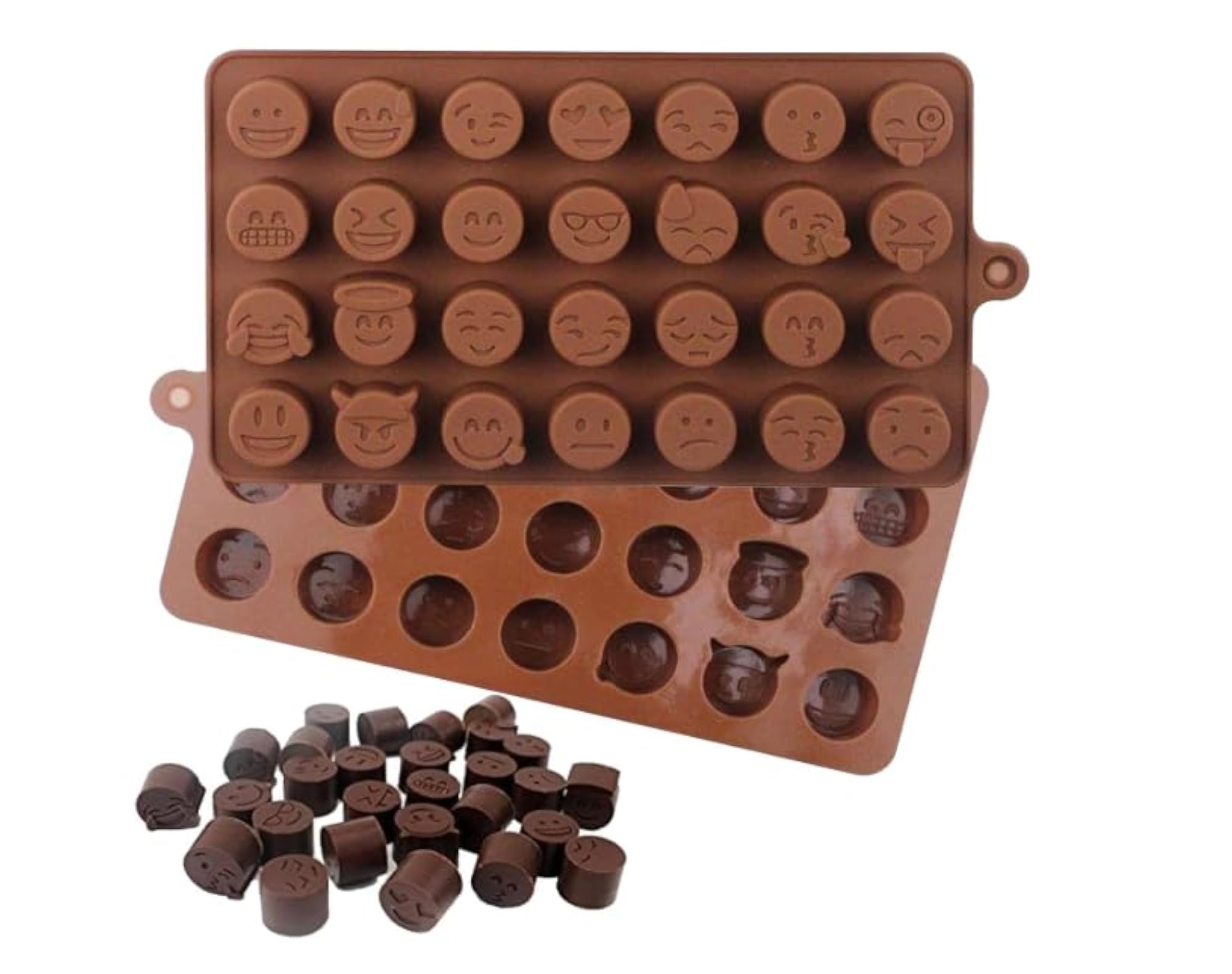 Silicone Chocolate Mould with Emoji Design for Baking – CRAZE
