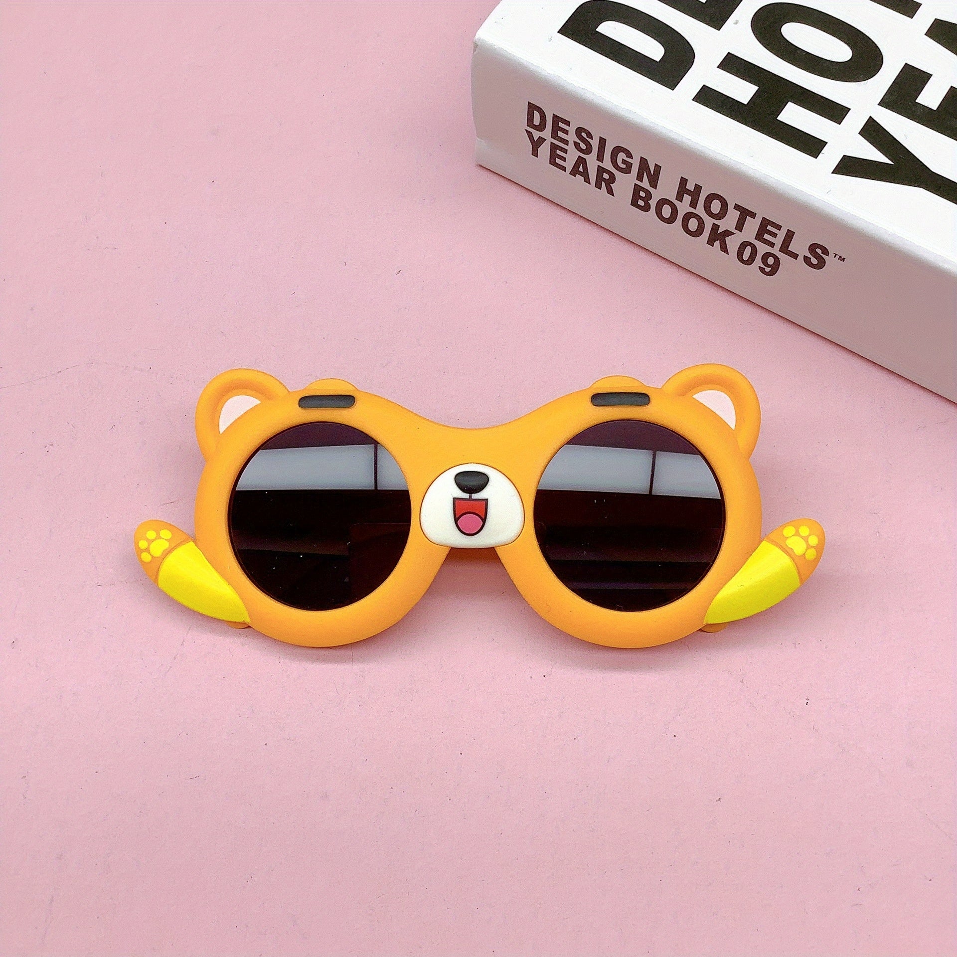 Little Bear Round Frame Sunglasses UV Protective