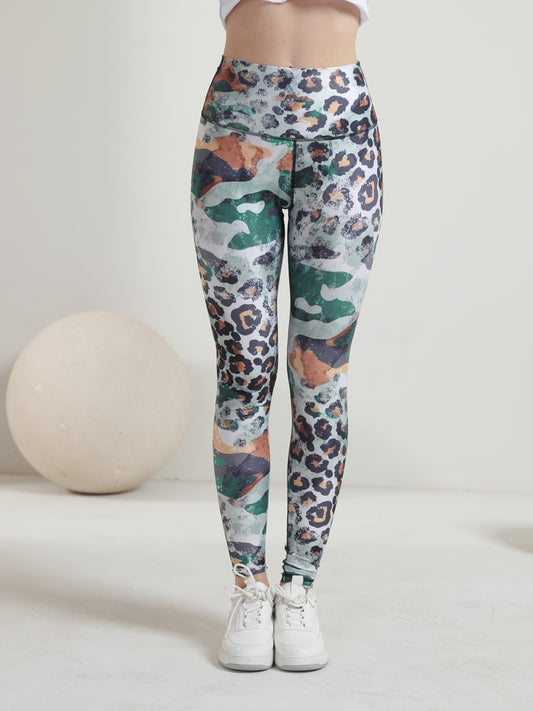 Leopard Print Yoga Workout Pants - High Elastic Fitness Leggings