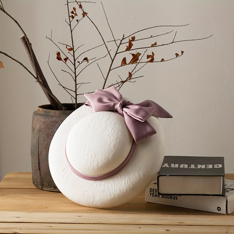 French Style Embossed Top Hat Bow Decor Banquet
